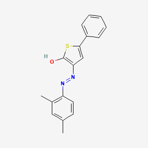 3-[(2,4-Dimethylphenyl)diazenyl]-5-phenylthiophen-2-ol