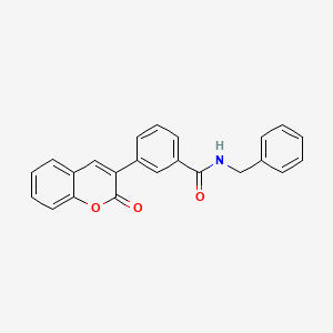 N-benzyl-3-(2-oxo-2H-chromen-3-yl)benzamide