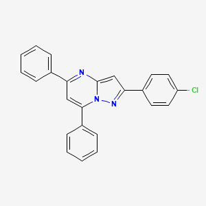 2-(4-chlorophenyl)-5,7-diphenylpyrazolo[1,5-a]pyrimidine