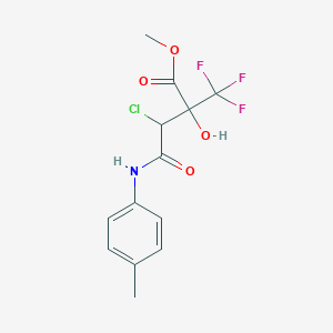 Methyl 3-chloro-2-hydroxy-4-oxo-4-(4-toluidino)-2-(trifluoromethyl)butanoate