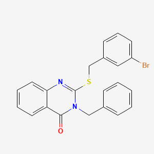 3-benzyl-2-[(3-bromobenzyl)thio]-4(3H)-quinazolinone