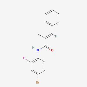 N-(4-bromo-2-fluorophenyl)-2-methyl-3-phenylacrylamide