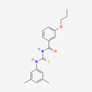 N-{[(3,5-dimethylphenyl)amino]carbonothioyl}-3-propoxybenzamide