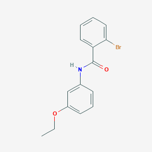 molecular formula C15H14BrNO2 B4577591 2-溴-N-(3-乙氧苯基)苯甲酰胺 CAS No. 58494-95-4