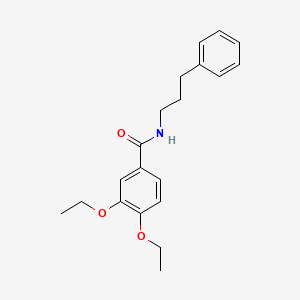 molecular formula C20H25NO3 B4577827 3,4-diethoxy-N-(3-phenylpropyl)benzamide 