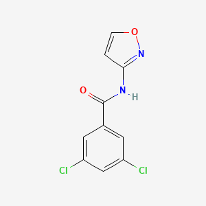 molecular formula C10H6Cl2N2O2 B4577847 3,5-二氯-N-3-异恶唑基苯甲酰胺 