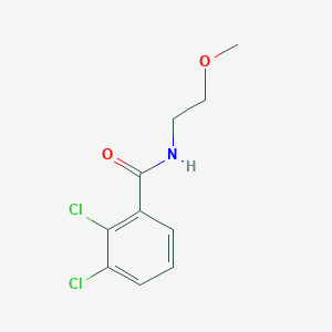 molecular formula C10H11Cl2NO2 B4577874 2,3-dichloro-N-(2-methoxyethyl)benzamide 