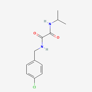 molecular formula C12H15ClN2O2 B4577880 N-(4-chlorobenzyl)-N'-isopropylethanediamide 