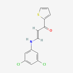 molecular formula C13H9Cl2NOS B4577920 3-[(3,5-dichlorophenyl)amino]-1-(2-thienyl)-2-propen-1-one 