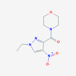 4-({1-ethyl-4-nitro-1H-pyrazol-3-yl}carbonyl)morpholine