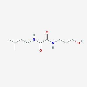 molecular formula C10H20N2O3 B4578050 N-(3-hydroxypropyl)-N'-(3-methylbutyl)ethanediamide 