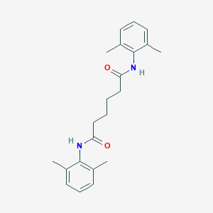 molecular formula C22H28N2O2 B457807 N,N'-bis(2,6-dimethylphenyl)hexanediamide 