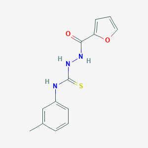 molecular formula C13H13N3O2S B457813 1-[[2-Furanyl(oxo)methyl]amino]-3-(3-methylphenyl)thiourea 