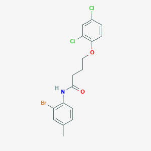 N-(2-bromo-4-methylphenyl)-4-(2,4-dichlorophenoxy)butanamide