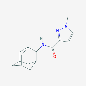 molecular formula C15H21N3O B457829 N-(2-adamantyl)-1-methylpyrazole-3-carboxamide 
