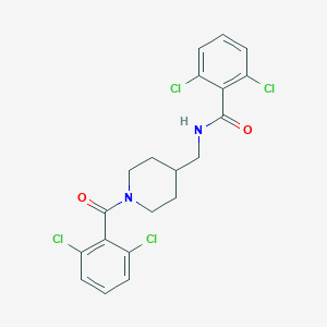 2,6-dichloro-N-{[1-(2,6-dichlorobenzoyl)-4-piperidinyl]methyl}benzamide