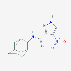 molecular formula C15H20N4O3 B457854 N-(2-adamantyl)-4-nitro-1-methyl-1H-pyrazole-3-carboxamide 