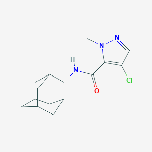 molecular formula C15H20ClN3O B457865 N-2-adamantyl-4-chloro-1-methyl-1H-pyrazole-5-carboxamide 