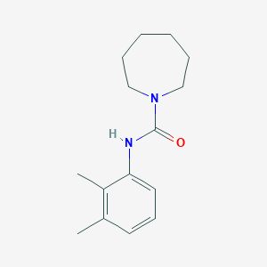 molecular formula C15H22N2O B4578672 N-(2,3-dimethylphenyl)-1-azepanecarboxamide 