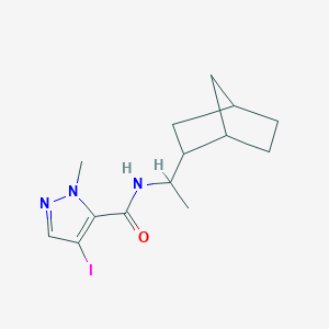 N-(1-bicyclo[2.2.1]hept-2-ylethyl)-4-iodo-1-methyl-1H-pyrazole-5-carboxamide