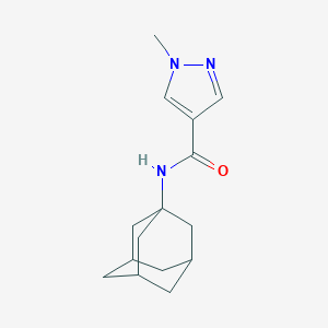 1-methyl-N-(tricyclo[3.3.1.1~3,7~]dec-1-yl)-1H-pyrazole-4-carboxamide