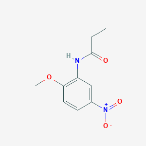 molecular formula C10H12N2O4 B4579228 N-(2-甲氧基-5-硝基苯基)丙酰胺 CAS No. 120309-35-5
