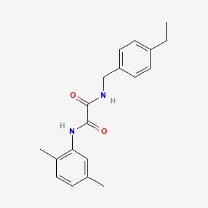 N-(2,5-dimethylphenyl)-N'-(4-ethylbenzyl)ethanediamide