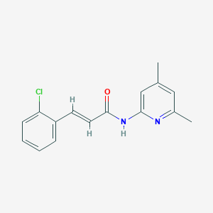 molecular formula C16H15ClN2O B457943 3-(2-chlorophenyl)-N-(4,6-dimethyl-2-pyridinyl)acrylamide 