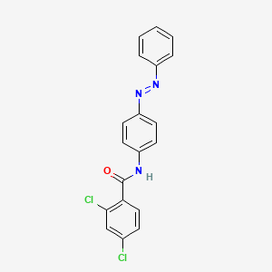 molecular formula C19H13Cl2N3O B4579616 2,4-dichloro-N-[4-(phenyldiazenyl)phenyl]benzamide CAS No. 6280-58-6