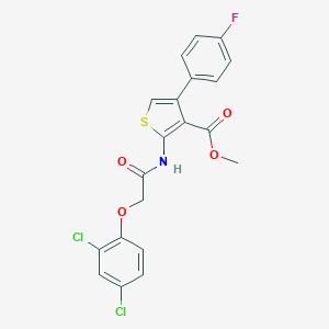 Methyl 2-{[(2,4-dichlorophenoxy)acetyl]amino}-4-(4-fluorophenyl)-3-thiophenecarboxylate