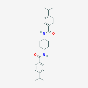 4-isopropyl-N-{4-[(4-isopropylbenzoyl)amino]cyclohexyl}benzamide