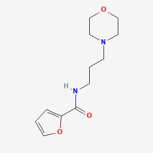 molecular formula C12H18N2O3 B4579797 N-[3-(4-morpholinyl)propyl]-2-furamide 