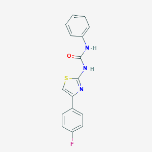 molecular formula C16H12FN3OS B457991 N-[4-(4-fluorophenyl)-1,3-thiazol-2-yl]-N'-phenylurea CAS No. 478258-48-9