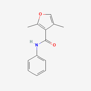 molecular formula C13H13NO2 B4579920 2,4-dimethyl-N-phenyl-3-furamide CAS No. 28730-18-9