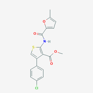 Methyl 4-(4-chlorophenyl)-2-[(5-methyl-2-furoyl)amino]-3-thiophenecarboxylate
