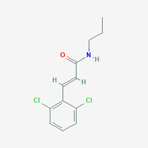 (2E)-3-(2,6-dichlorophenyl)-N-propylprop-2-enamide