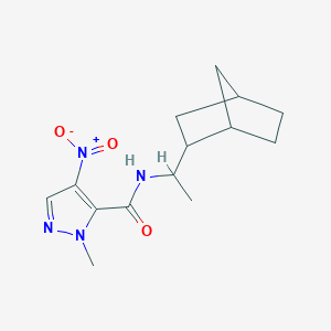 N-(1-bicyclo[2.2.1]hept-2-ylethyl)-4-nitro-1-methyl-1H-pyrazole-5-carboxamide