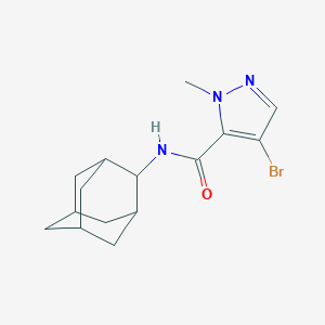 molecular formula C15H20BrN3O B458024 N-(2-adamantyl)-4-bromo-1-methyl-1H-pyrazole-5-carboxamide 