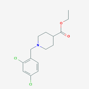 molecular formula C15H19Cl2NO2 B4580294 1-(2,4-二氯苄基)-4-哌啶甲酸乙酯 