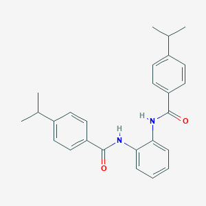molecular formula C26H28N2O2 B458031 4-isopropyl-N-{2-[(4-isopropylbenzoyl)amino]phenyl}benzamide 