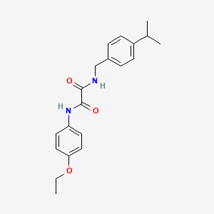 molecular formula C20H24N2O3 B4580327 N-(4-乙氧苯基)-N'-(4-异丙基苄基)乙二酰胺 