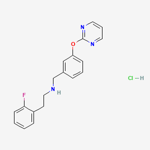 [2-(2-fluorophenyl)ethyl][3-(2-pyrimidinyloxy)benzyl]amine hydrochloride