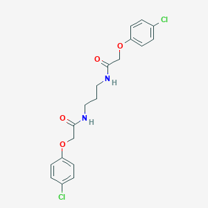 molecular formula C19H20Cl2N2O4 B458045 2-(4-chlorophenoxy)-N-(3-{[(4-chlorophenoxy)acetyl]amino}propyl)acetamide 