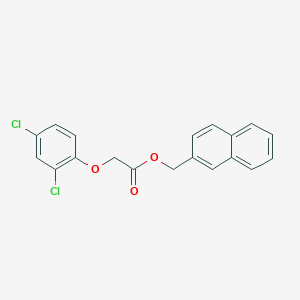 molecular formula C19H14Cl2O3 B4580783 2-萘甲基（2,4-二氯苯氧基）乙酸 
