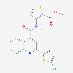 Methyl 3-({[2-(5-chloro-2-thienyl)-4-quinolinyl]carbonyl}amino)-2-thiophenecarboxylate