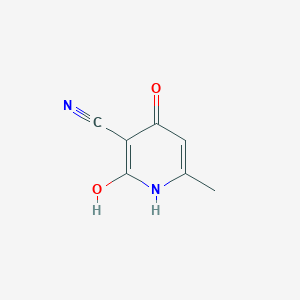 molecular formula C7H6N2O2 B045808 2,4-二羟基-6-甲基烟腈 CAS No. 67643-17-8