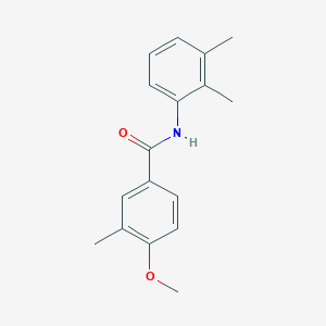 molecular formula C17H19NO2 B4580849 N-(2,3-dimethylphenyl)-4-methoxy-3-methylbenzamide 