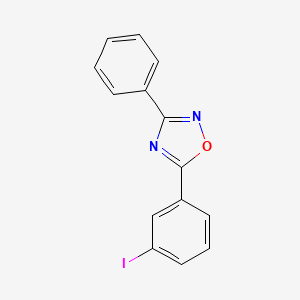 molecular formula C14H9IN2O B4580952 5-(3-iodophenyl)-3-phenyl-1,2,4-oxadiazole 