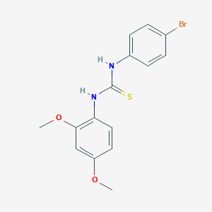 molecular formula C15H15BrN2O2S B458097 1-(4-Bromophenyl)-3-(2,4-dimethoxyphenyl)thiourea 