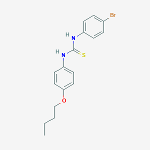 molecular formula C17H19BrN2OS B458100 1-(4-Bromophenyl)-3-(4-butoxyphenyl)thiourea 